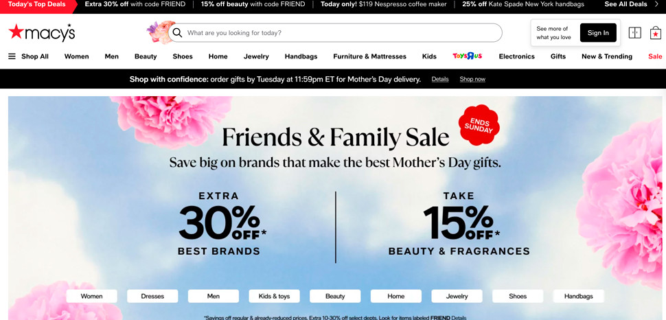 одежда с магазина мейсис в США