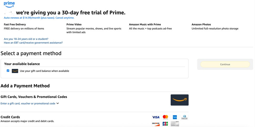 ΠΊΠ°ΠΊ ΠΏΠΎΠ΄ΠΊΠ»ΡΡΠΈΡΡ Π°ΠΌΠ°Π·ΠΎΠ½ ΠΏΡΠ°ΠΉΠΌ